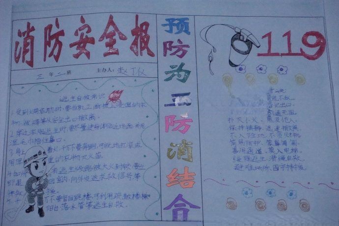 消防安全报设计欣赏