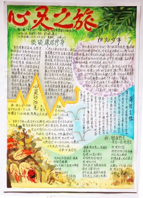 心灵之旅手抄报图片