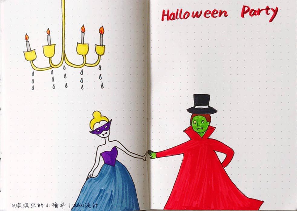 万圣节手抄报图片简单又漂亮，不多的精品