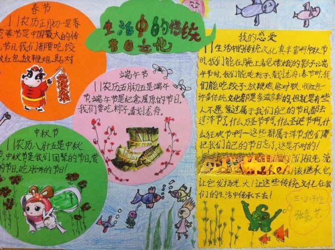 生活中的传统文化手抄报大全 生活中的传统文化手抄报大全