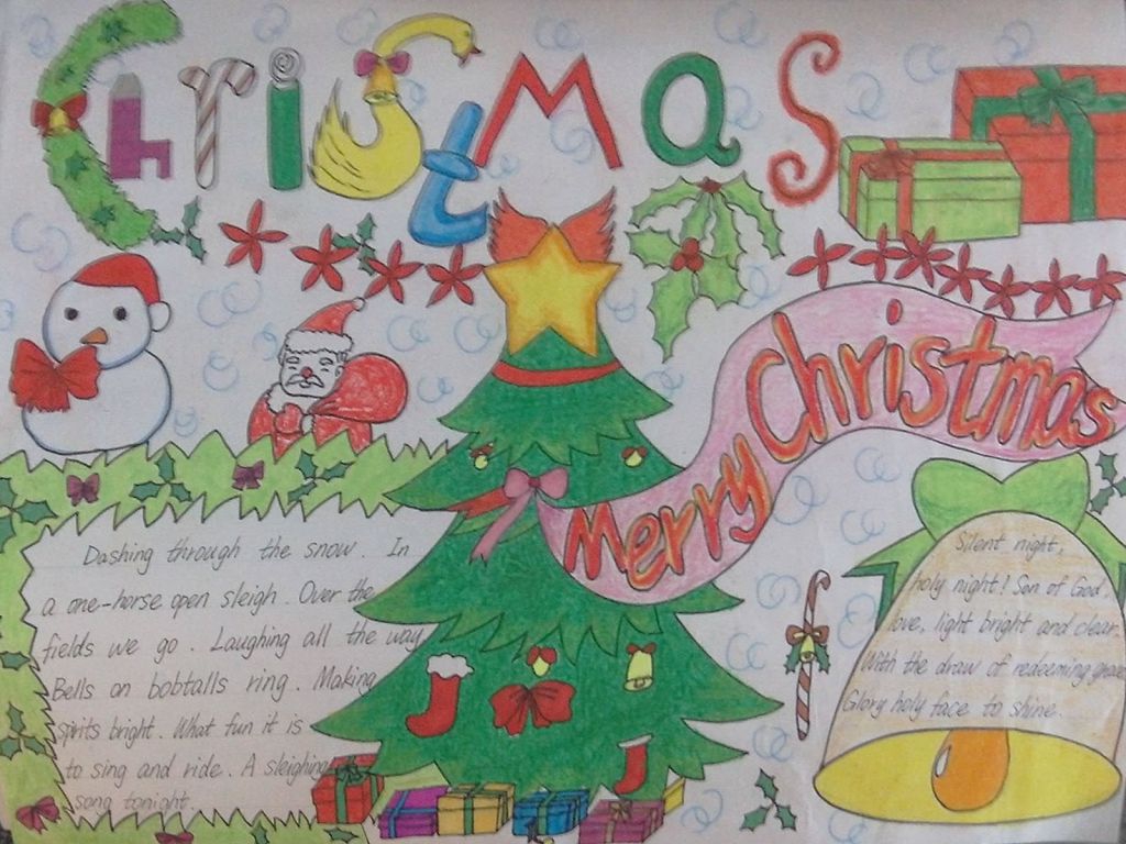 关于圣诞节的英语手抄报大全 关于圣诞节的英语手抄报大全