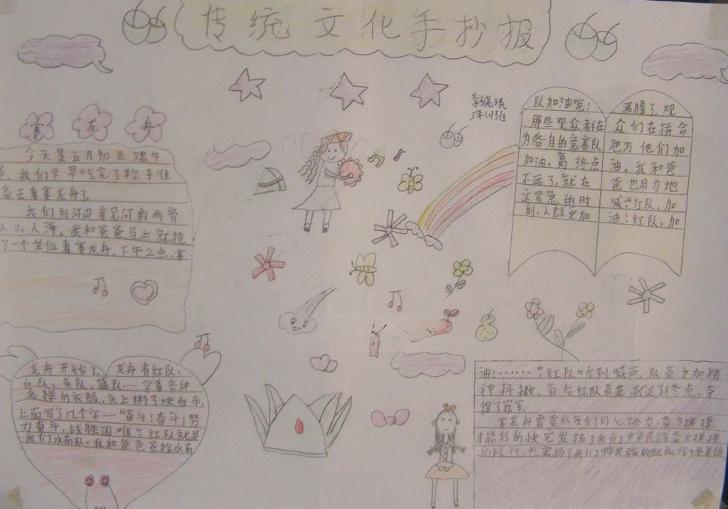 弘扬中国传统文化手抄报