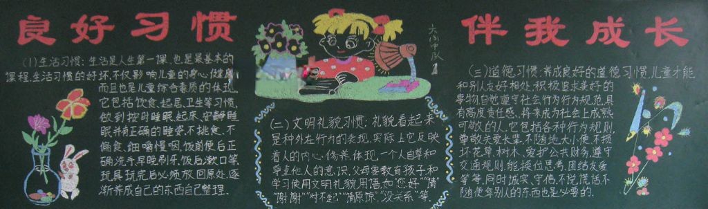养成良好习惯黑板报大全