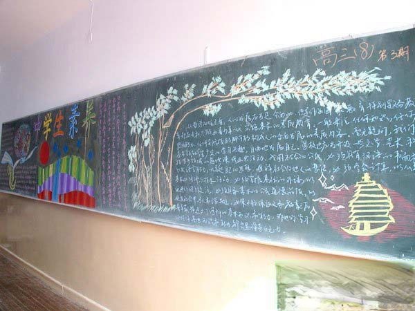 素质教育黑板报版面:中学生素养 素质教育黑板报版面:中学生素养