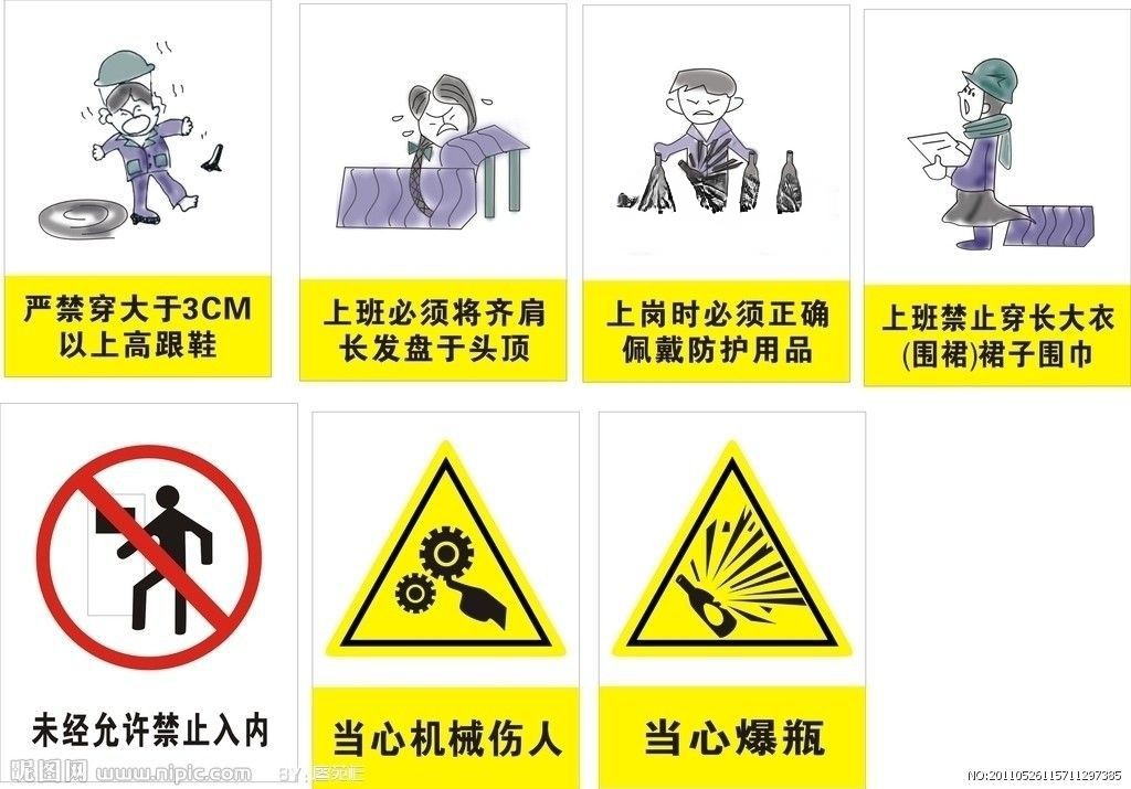 安全插图及安全标志荟萃