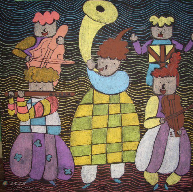 黑板报粉笔画图片大全（徐伶俐作品）