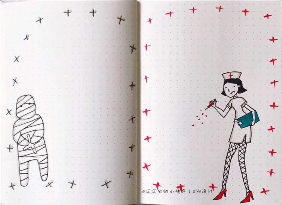 万圣节手抄报图片简单又漂亮，不多的精品