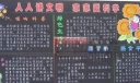 社区板报实例：人人讲文明，家家爱科学