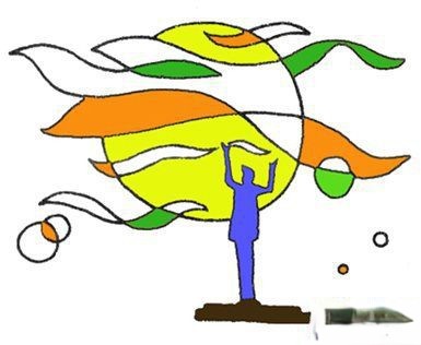 黑板报艺术插图