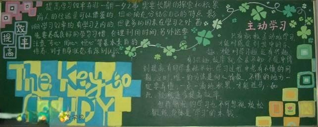 “发展自我，掌握良好学习方法”主题黑板报设计（共七张）