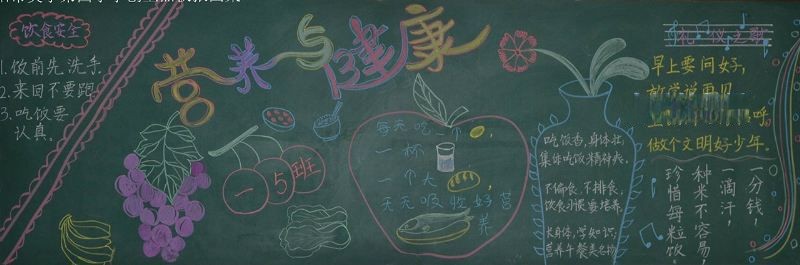 创卫黑板报图片大全
