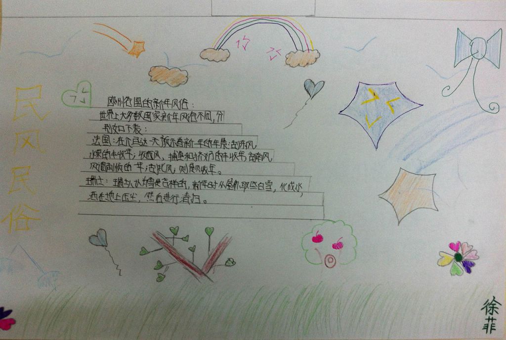 语文综合性作业:民风民俗手抄报 语文综合性作业:民风民俗手抄报