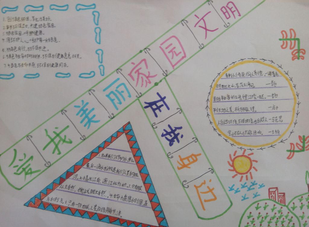 爱我美丽家园文明在我身边 爱我美丽家园文明在我身边