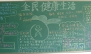 美丽中国健康生活黑板报