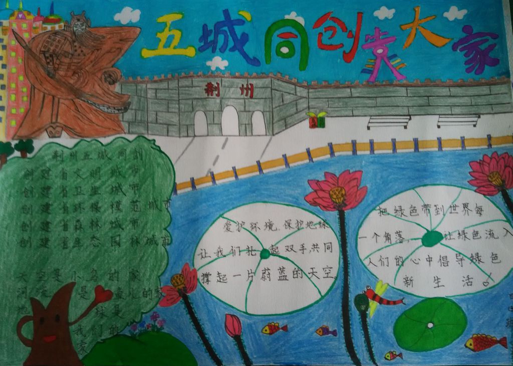 五城同创手抄报精美大图(原创推荐)