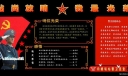 军队题材黑板报：站岗放哨 我最光荣