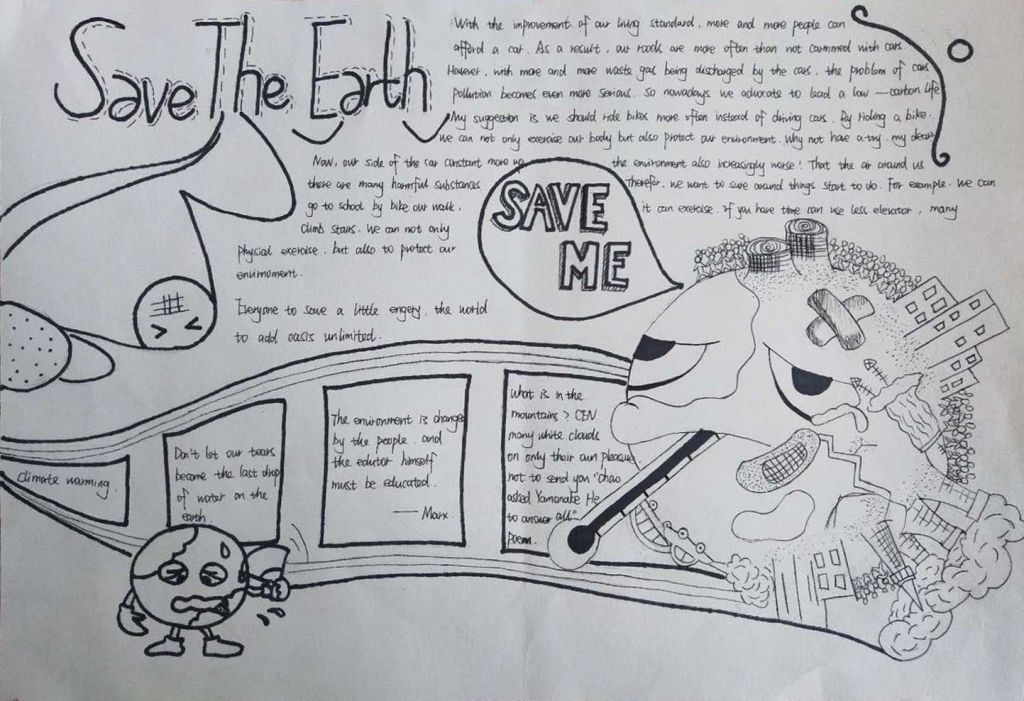 全球变暖话题手抄报，global warming