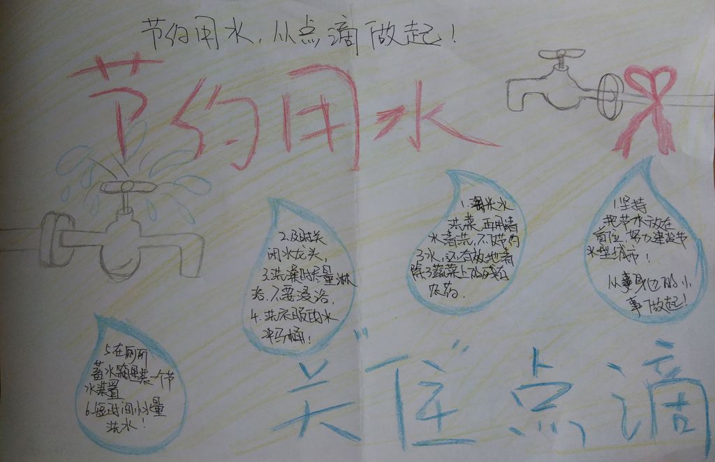 世界水日节约用水手抄报
