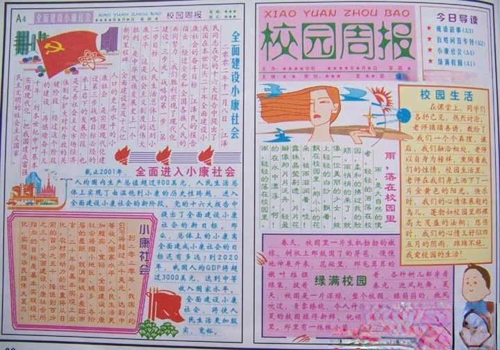 全面建设小康社会宣传板报设计 全面建设小康社会宣传板报设计