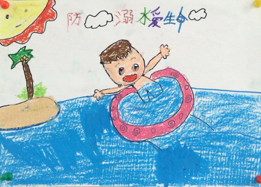 2022夏季防溺水手抄报