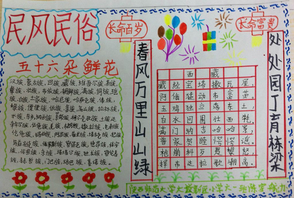 语文综合性作业:民风民俗手抄报 语文综合性作业:民风民俗手抄报
