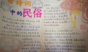 古诗词中的民族手抄报图片