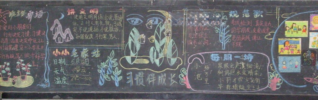 学规范学做人黑板报