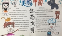 爱护生态环境手抄报，建设生态文明共创美丽中国