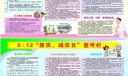 妇幼保健院防灾减灾日宣传板报