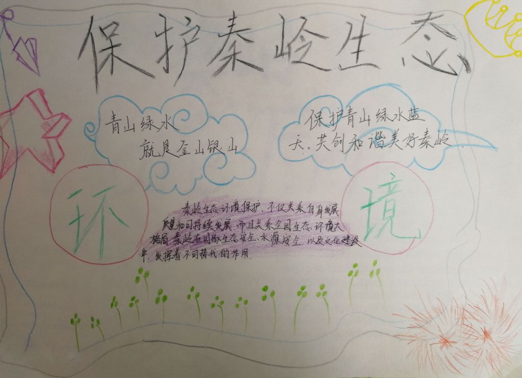 保护秦岭生态手抄报，秦岭保卫战