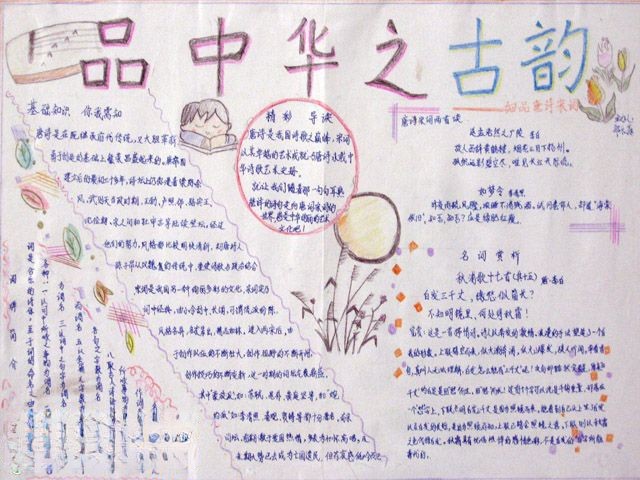 品中华之古韵手抄报作品