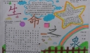 生命之泉手抄报版面设计图