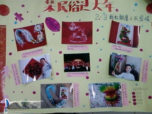 集民俗过大年剪报