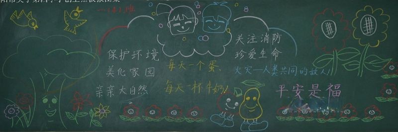 创卫黑板报图片大全
