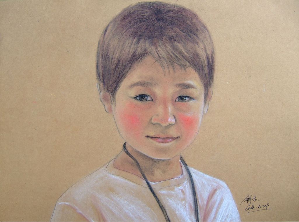 漂亮的粉笔画作品欣赏