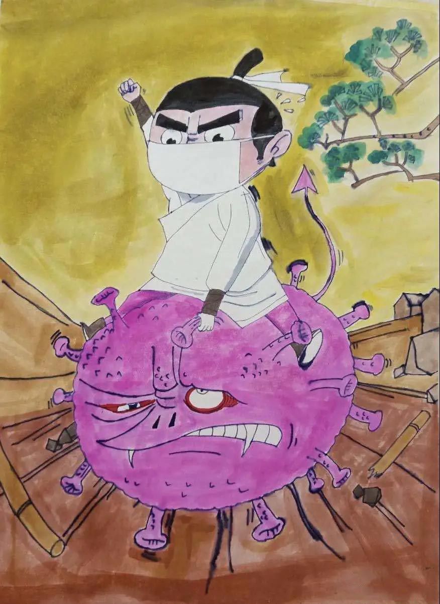 疫情防控美术作品欣赏,万众一心共同抗疫! 疫情防控美术作品欣赏,万众一心共同抗疫!