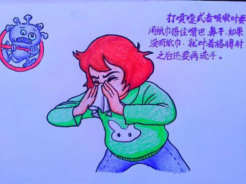 『原创』预防新冠病毒肺炎宣传画