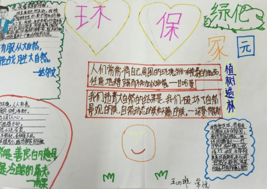 五年级绿色环保手抄报