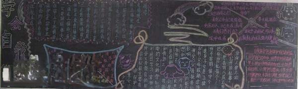 学会自我保护黑板报作品集