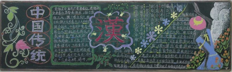 中国传统文化黑板报大全