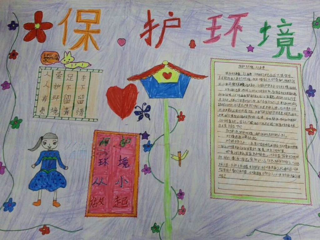 治污减霾手抄报大全