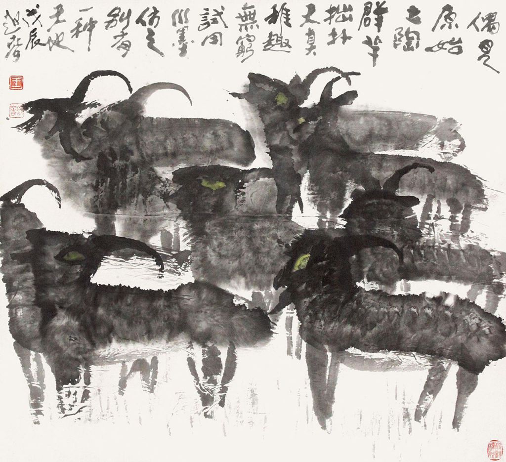 羊年绘画图片大全