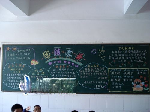 团结友爱黑板报图片欣赏