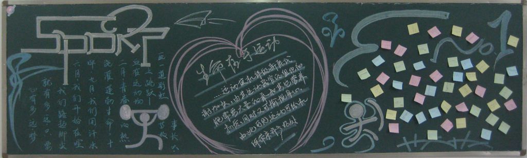 中学生黑板报版面设计图大全