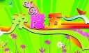 欢庆五一黑板报美术字设计