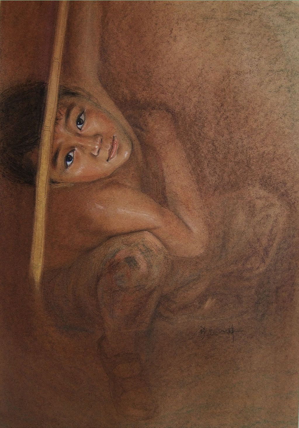 漂亮的粉笔画作品欣赏