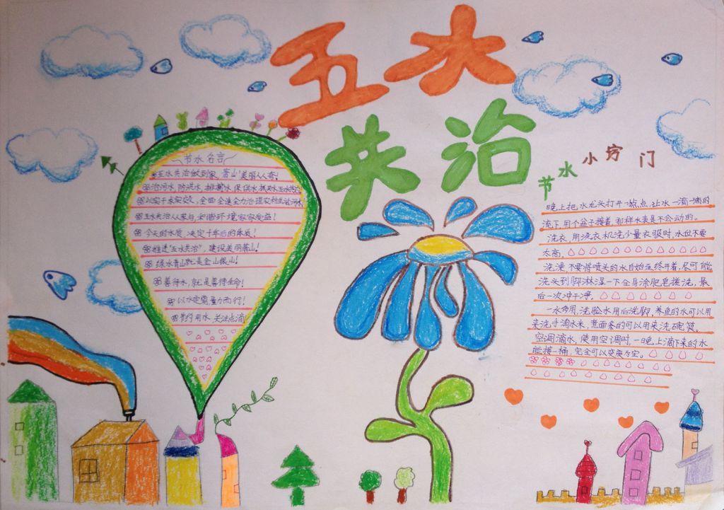 保护环境珍惜水资源手抄报 保护环境珍惜水资源手抄报