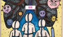 抗击疫情中小学生绘画参赛作品