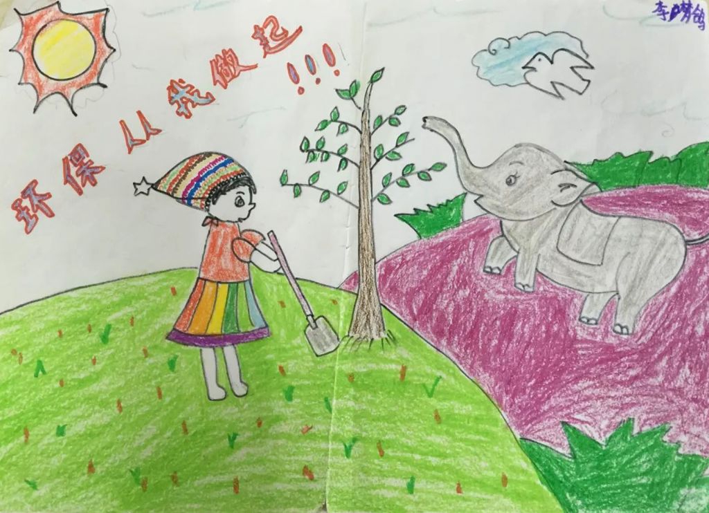 五年级绿色环保手抄报