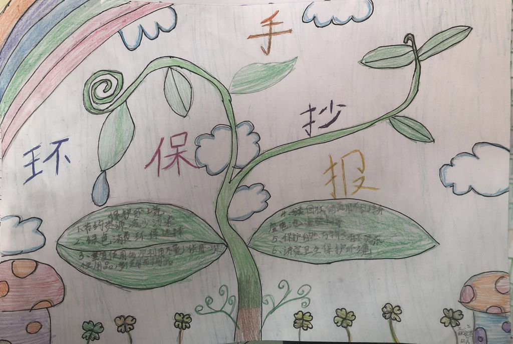 保护环境保护地球手抄报